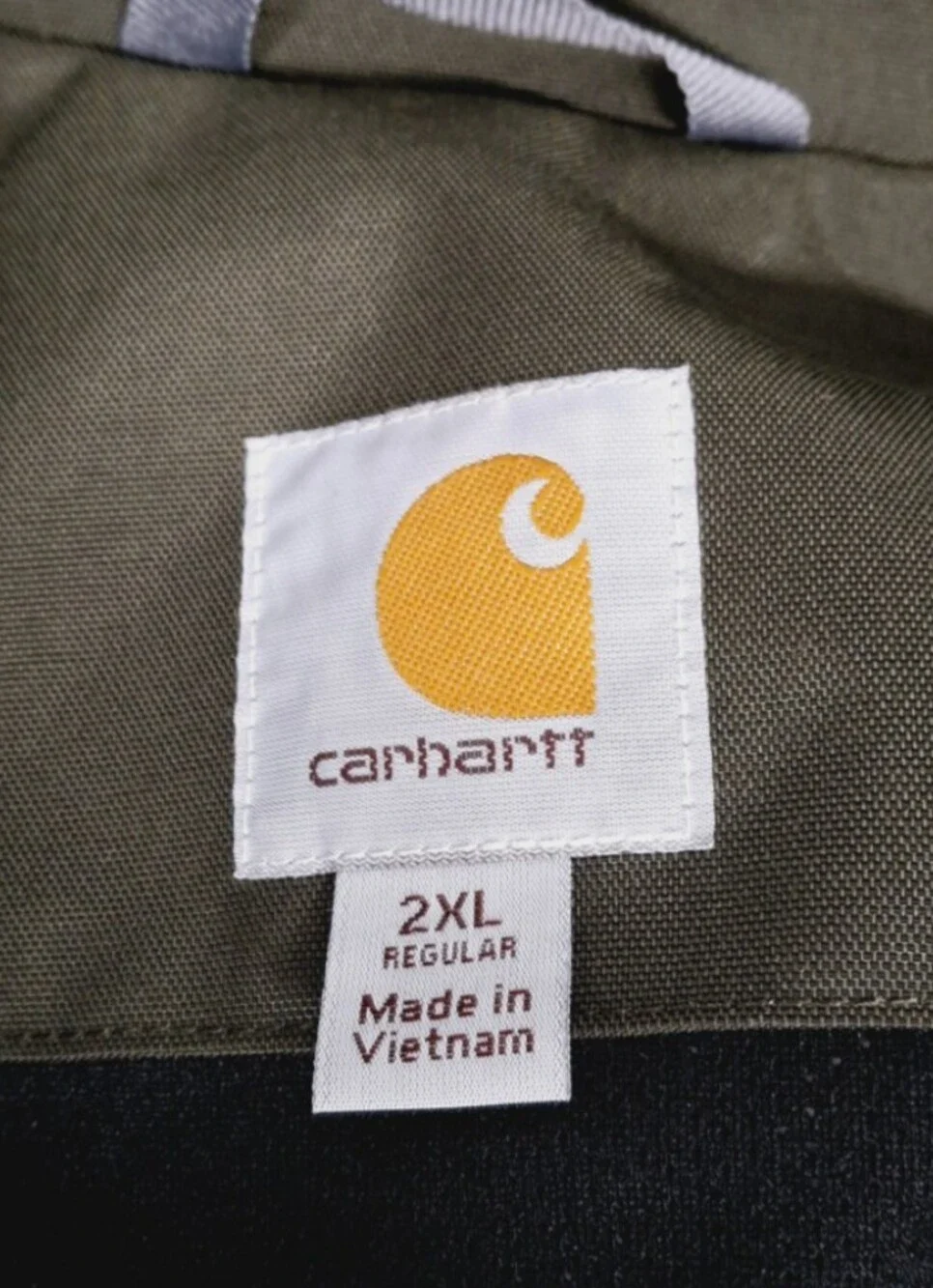 Carhartt Shoreline Storm Defender WP Jacket Men's Size 2XL No Hood MSRP $164.99